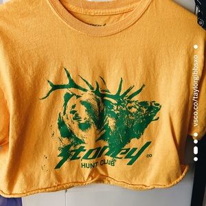 hunting club crop top